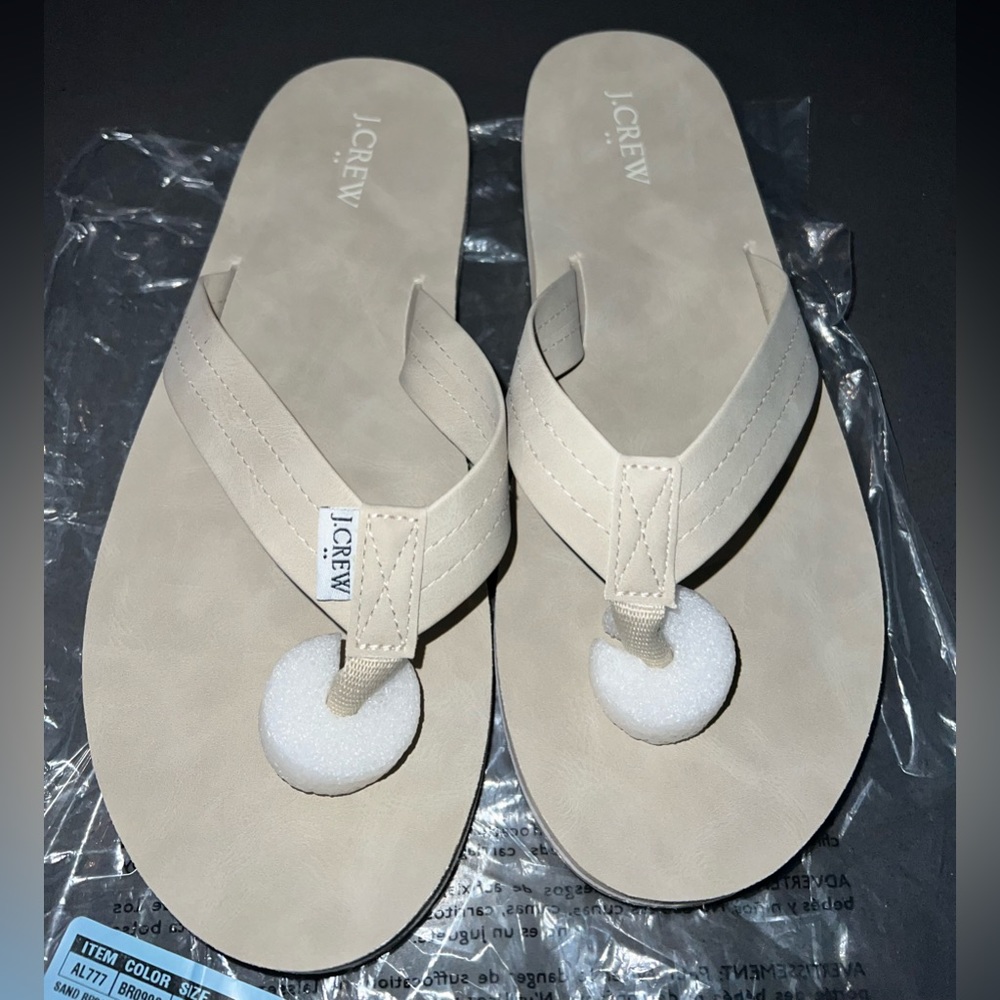 Men’s JCrew Double-layer flip-flops